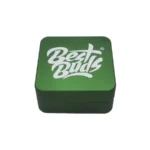 Best buds flat square aluminium grinder grass 50mm