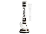 Grace Glass | Striped Series Black H:32cm - Ø:50mm - SG:29mm