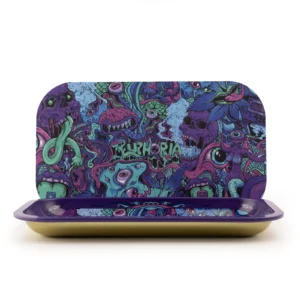Euphoria Rolling Tray Set with Magnetic Cover Psychedelic