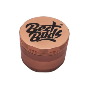 Best buds mighty aluminium grinder rose gold 4parts 60mm