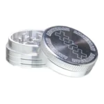 Amsterdam Grinder - Ø:40mm - 2 part Silver