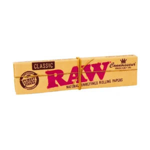 RAW Connoisseur kingsize slim rolling papers + tips