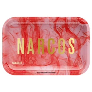 Narcos Metal Rolling Tray Pink Small