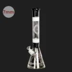 Amsterdam | Limited Edition Mixed Daisies Black Beakers - H:35cm - Ø:50mm SG:18.8mm - 7mm thickness