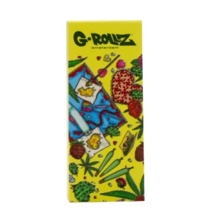 G-Rollz | Collector 'Picnic' Yellow Filter Tips 2,5 X 6cm 50 Tips Book