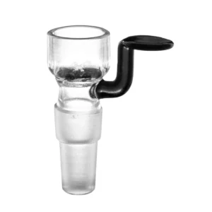 Black Bong Glass Bowl Holder with Screen dual size 14mm-18mm