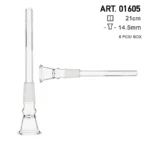 Amsterdam | Glass Chillum - SG:14.5mm - L:11cm