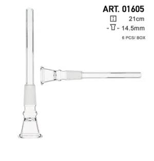 Amsterdam | Glass Chillum - SG:14.5mm - L:11cm